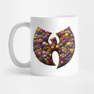 Wutang logo serval flowers effect Mug